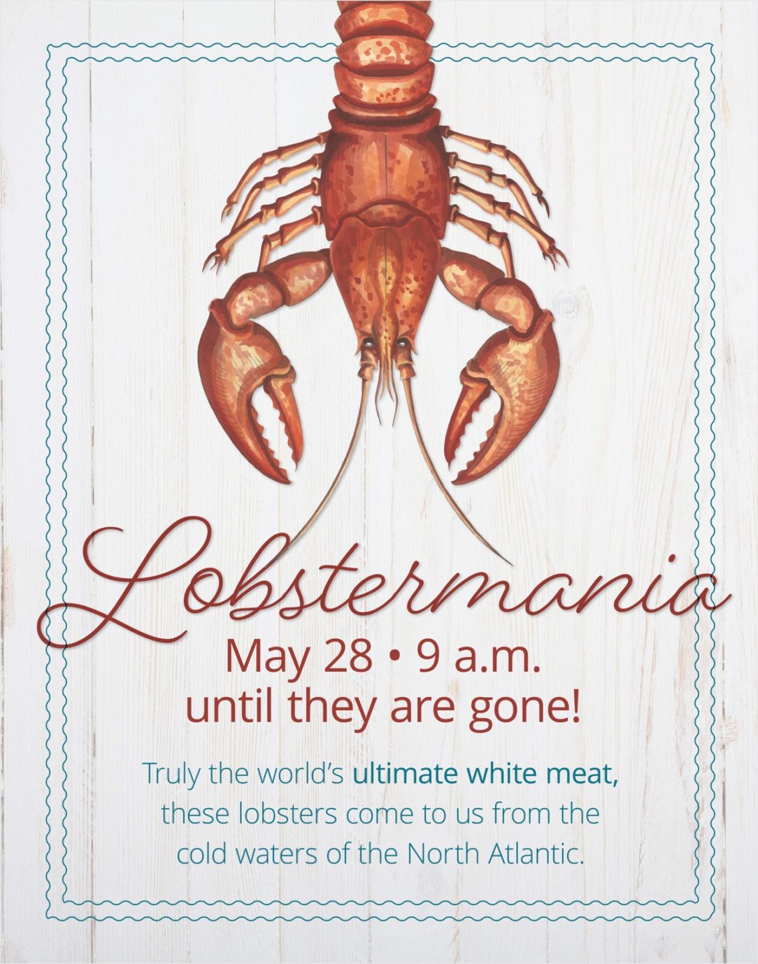 Lobstermania Poster - Nicholas J. Nawroth